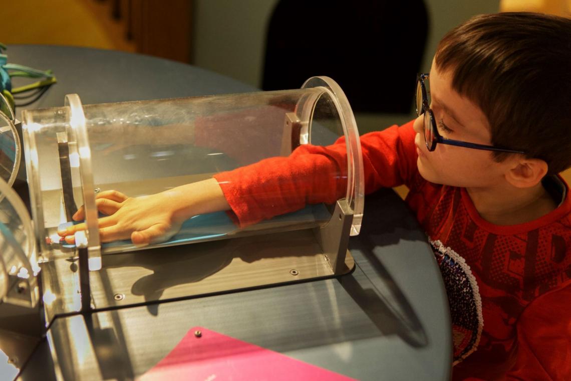 sensoriel musée thématique sens houtopia visite école famille enfants activités espace intérieur indoor - Houtopia