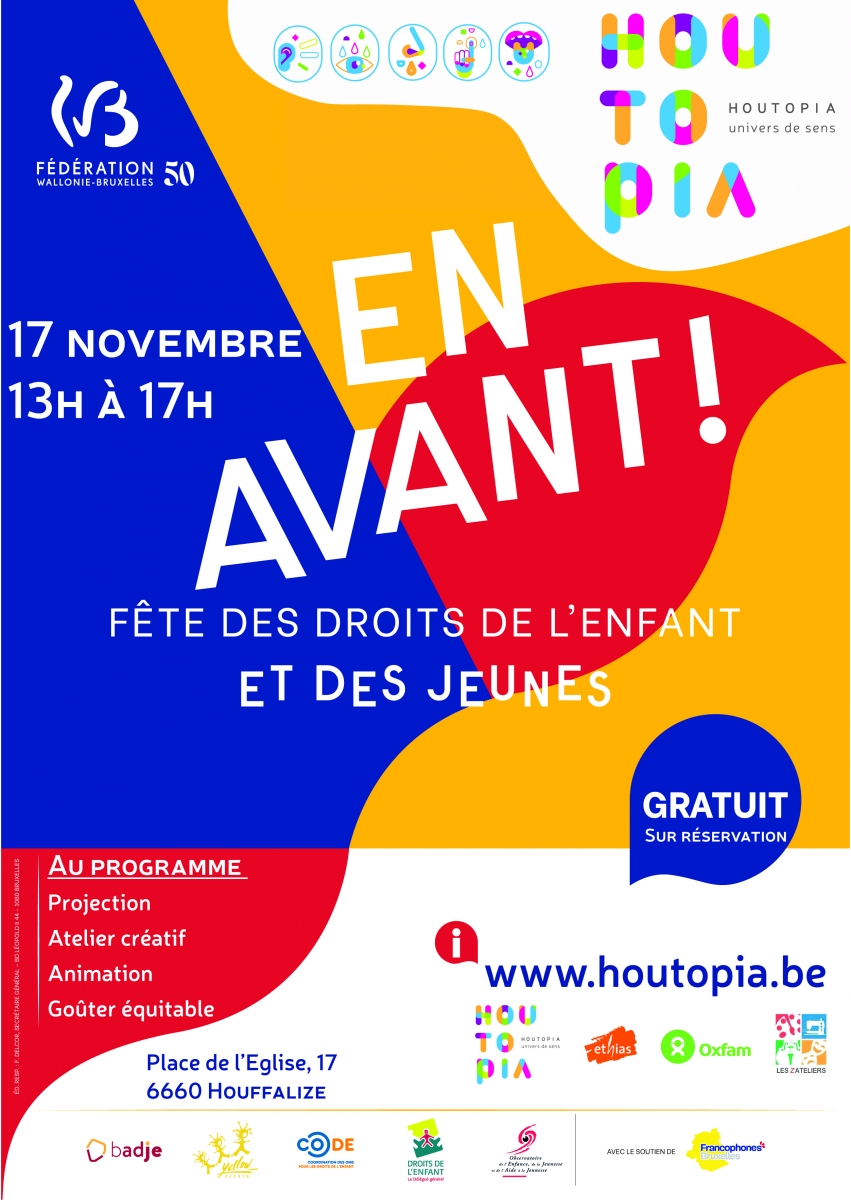 Fête des droits de l'Enfant à Houtopia